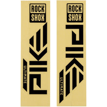 RockShox Decal Kit for Pike Ultimate - Gloss Black for Silver 11.4018.105.066_1356457