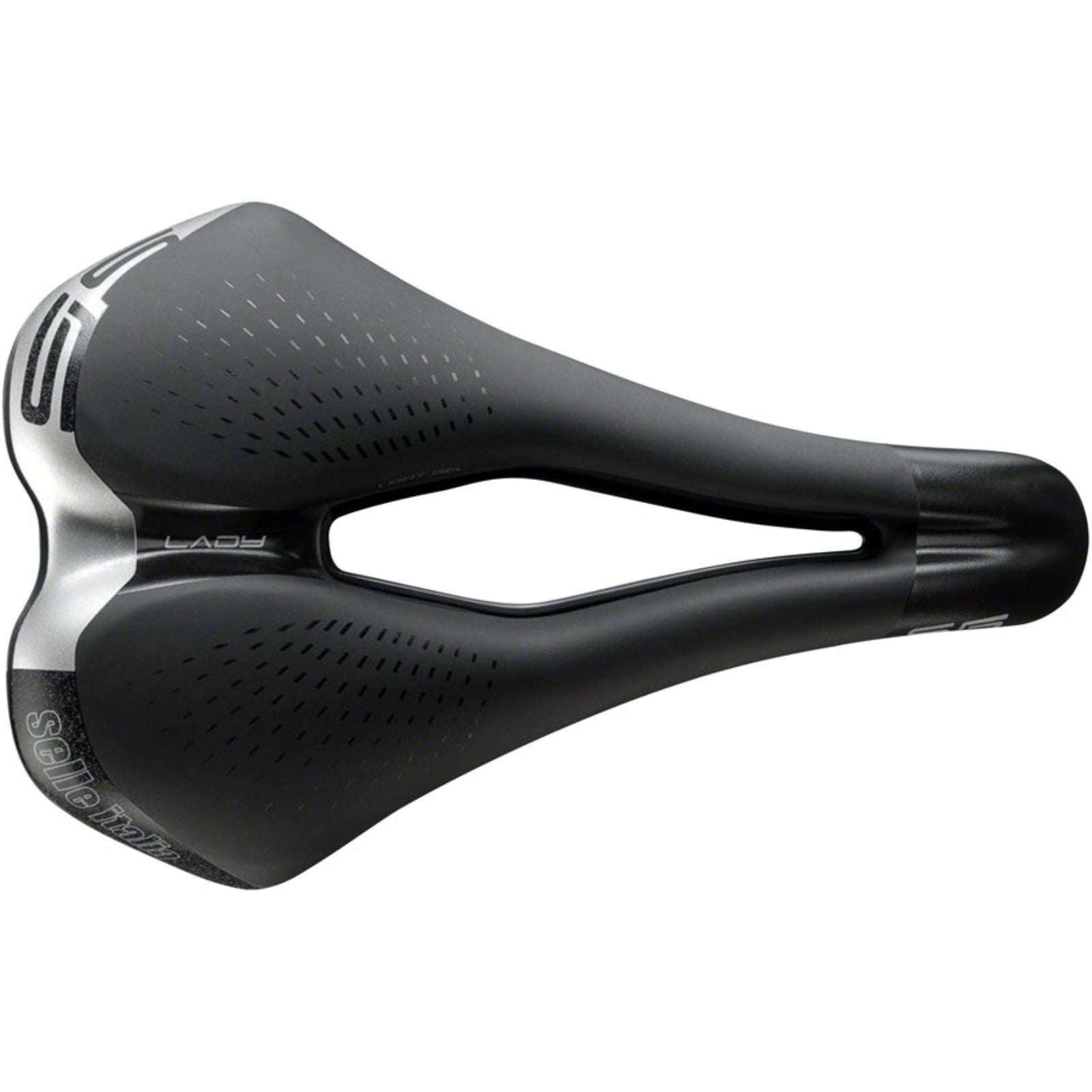 Selle Italia S 5 Lady Superflow S Bike Saddle 255 x 145mm - Women -  Black [MPN: 094L701MEC002]_1293966