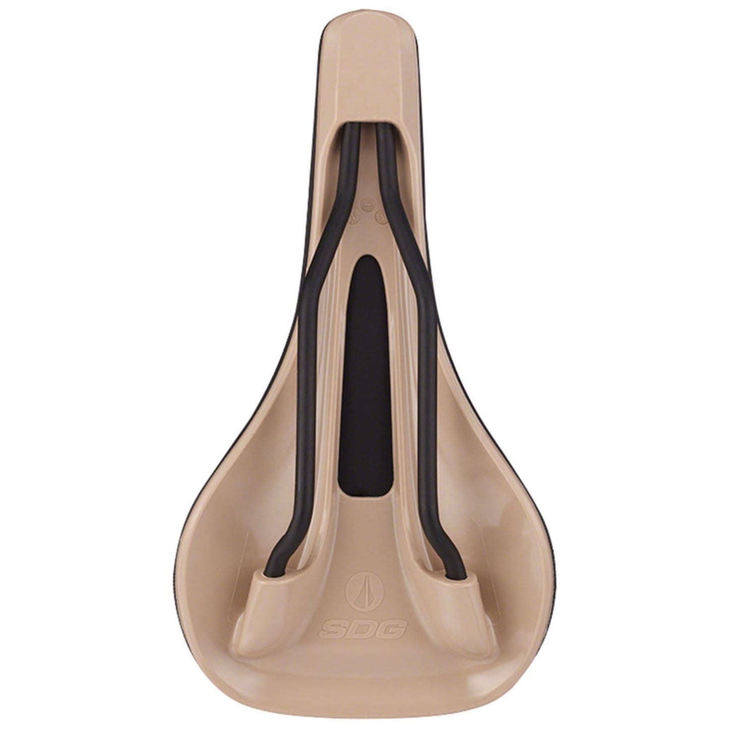 SDG Components V3 MAX Lux-Alloy Saddle 260 x 140mm Black/Tan OPEN BOX [MPN: 06324]_1999640