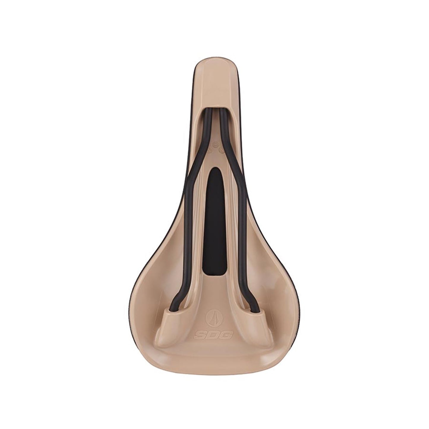 SDG Components V3 MAX Lux-Alloy Saddle 260 x 140mm Black/Tan OPEN BOX [MPN: 06324]_1999636