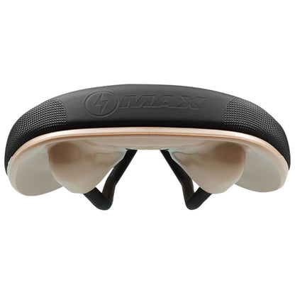 SDG Components V3 MAX Lux-Alloy Saddle 260 x 140mm Black/Tan OPEN BOX [MPN: 06324]_1999641