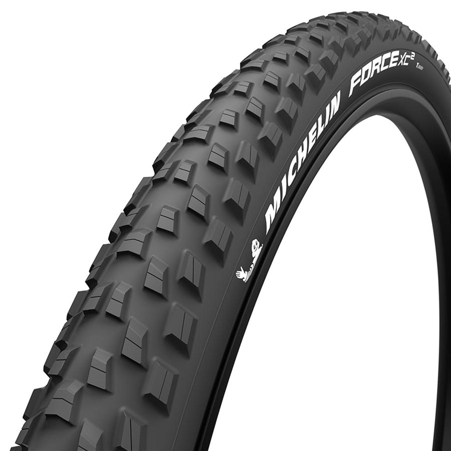 Michelin - Bicycle Force XC2 Performance Mountain Bike Tire 29''x2.25 3x60TPI - Black 13407_1128924
