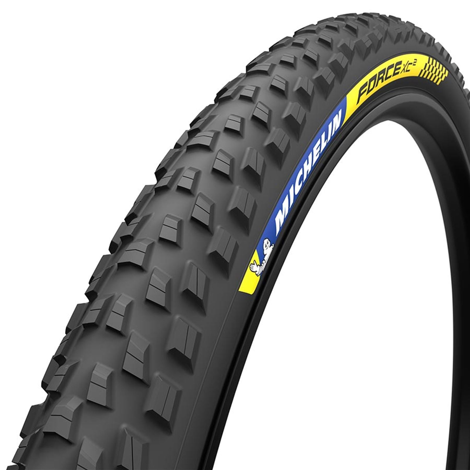 Michelin - Bicycle Force XC2 Racing Mountain Bike Tire 29''x2.25 2x150TPI - Black 07867_1128899