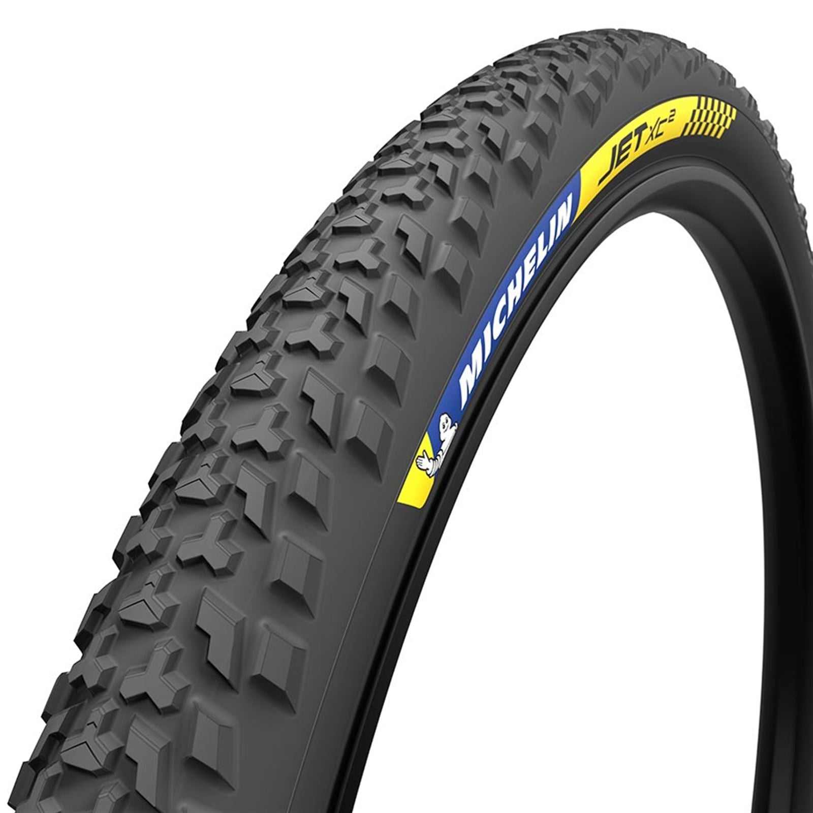 Michelin - Bicycle Jet XC2 Racing Mountain Bike Tire 29''x2.25 2x150TPI - Black 36945_1128878
