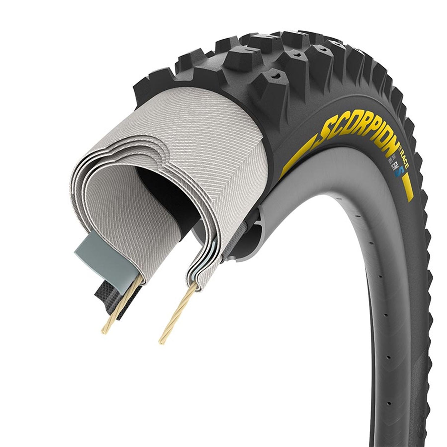 Pirelli - Bicycle Scorpion Race Enduro S Mountain Tire 29"x2.50 - 60TPI - Black 4191600_1129206