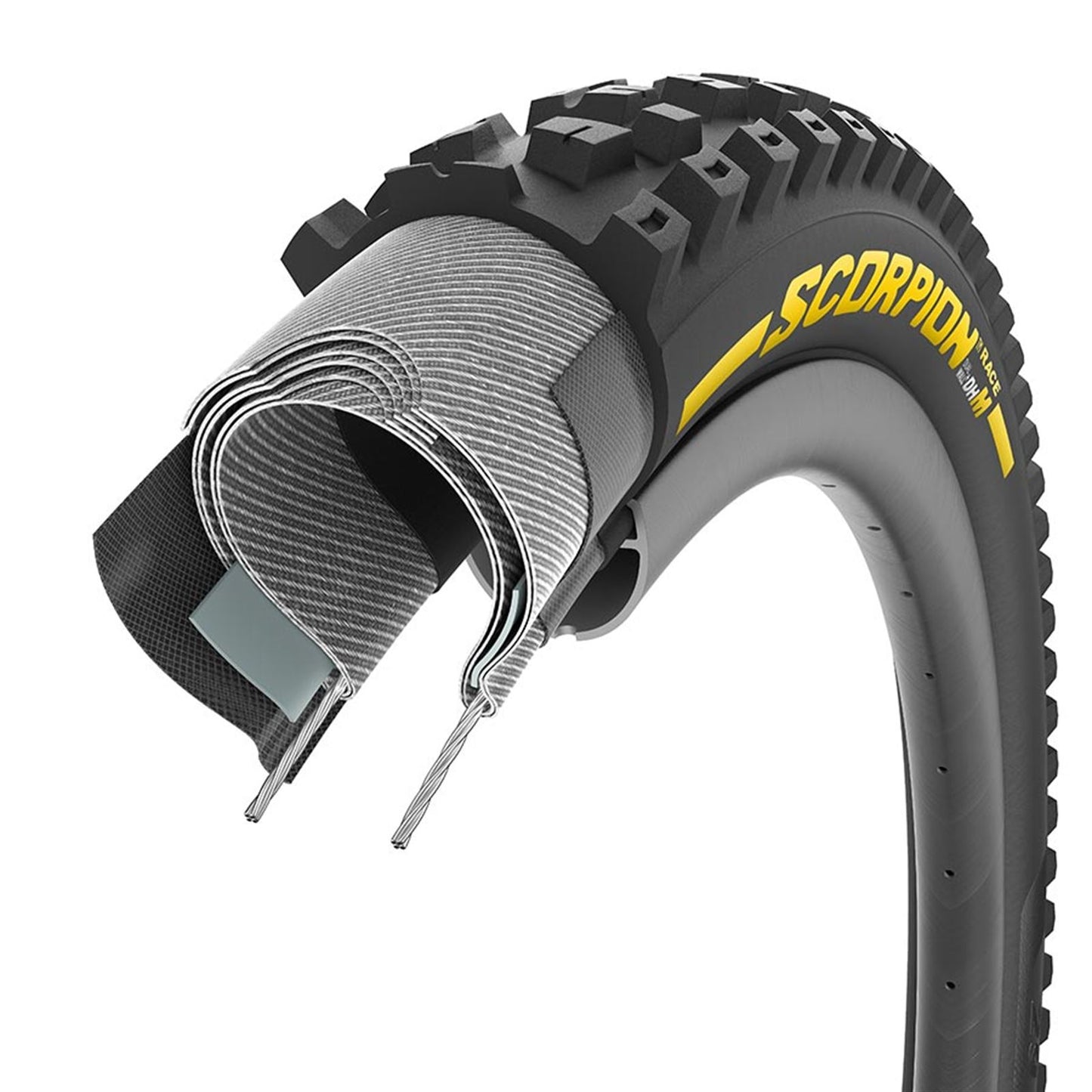Pirelli - Bicycle Scorpion Race DH M - Mountain Tire - 27.5x2.5 - DualWALL - 60TPI - Black 3907200_1129211