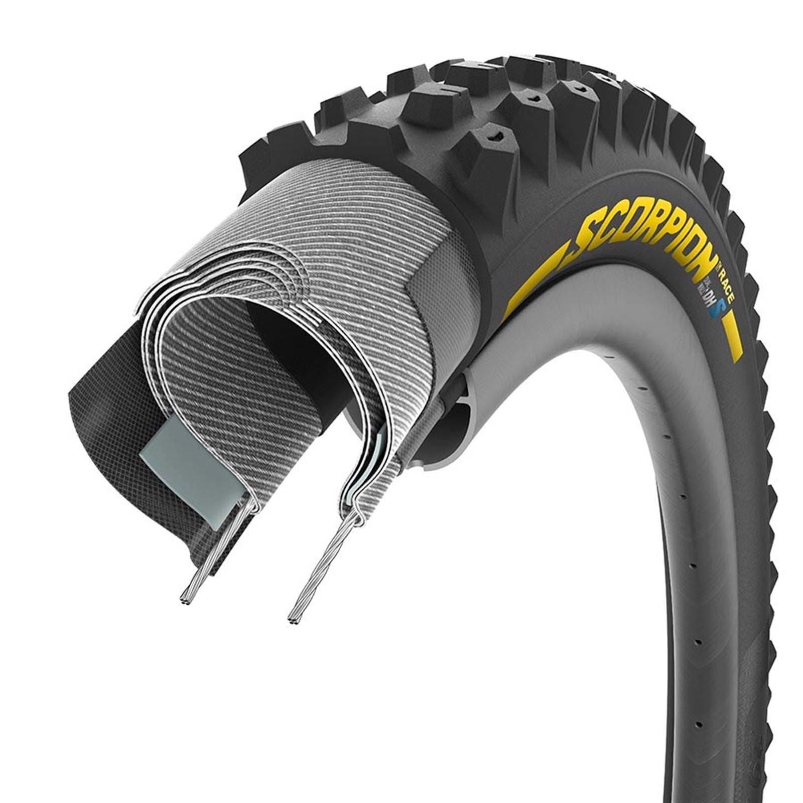 Pirelli - Bicycle Scorpion Race DH S Mountain Tire - 29"x2.50 - SmartEVO DH - 60TPI 3907600_1129181