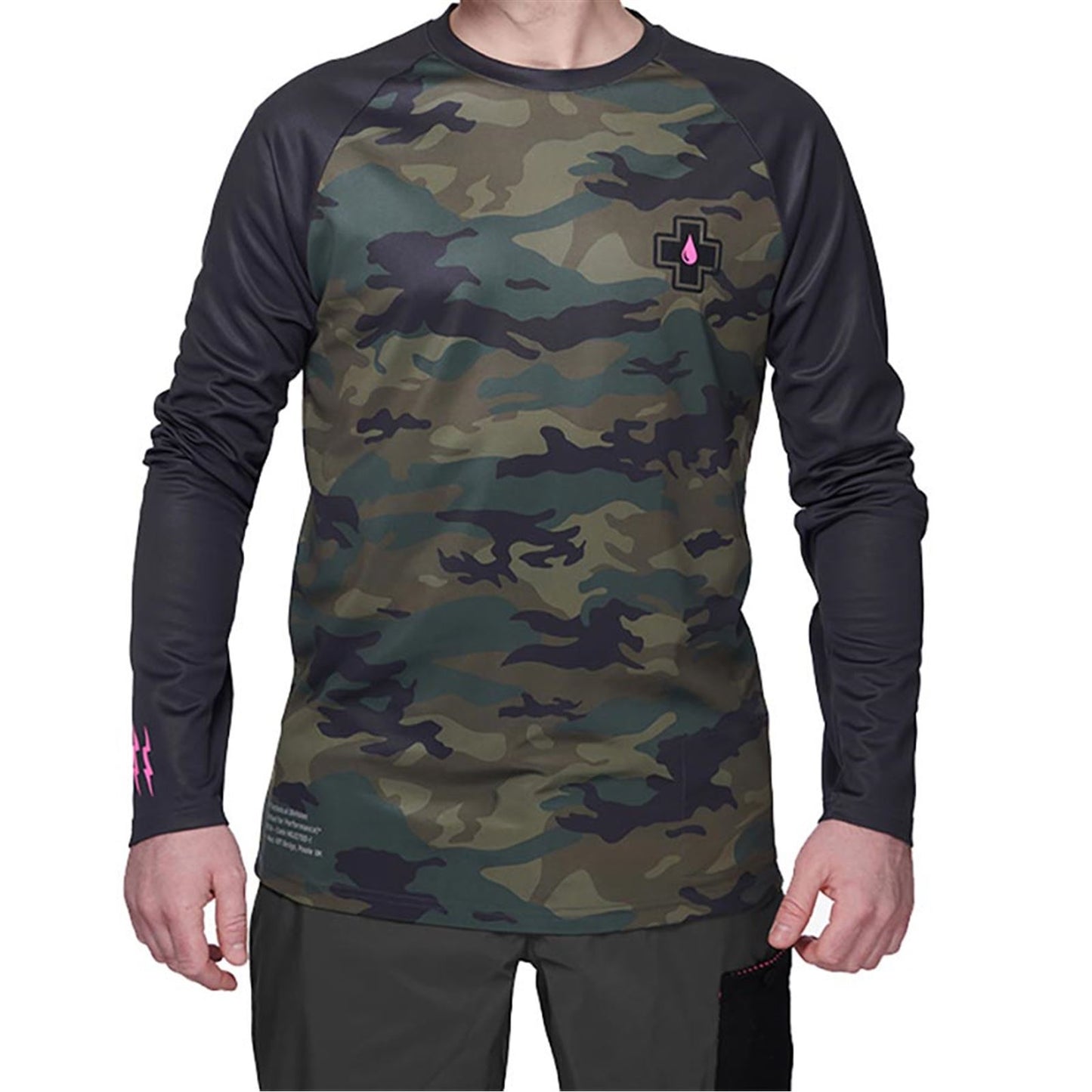 Muc-Off Premium Riders Men's Jersey - Long Sleeves - Camo - Small [MPN: 20680]_1129520