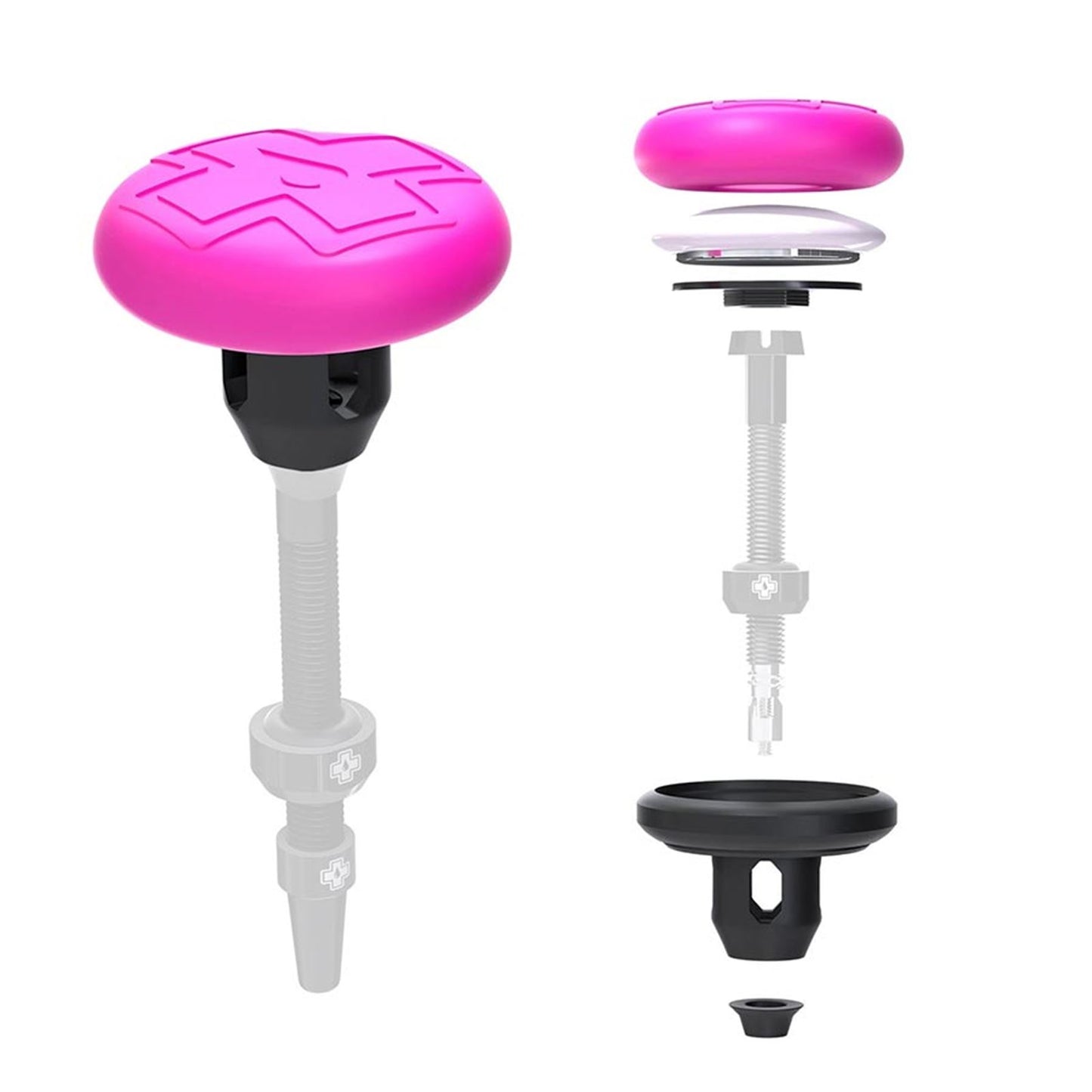 Muc-Off Tubeless Tag Holder - Black/Pink [MPN: 20707]_1129614