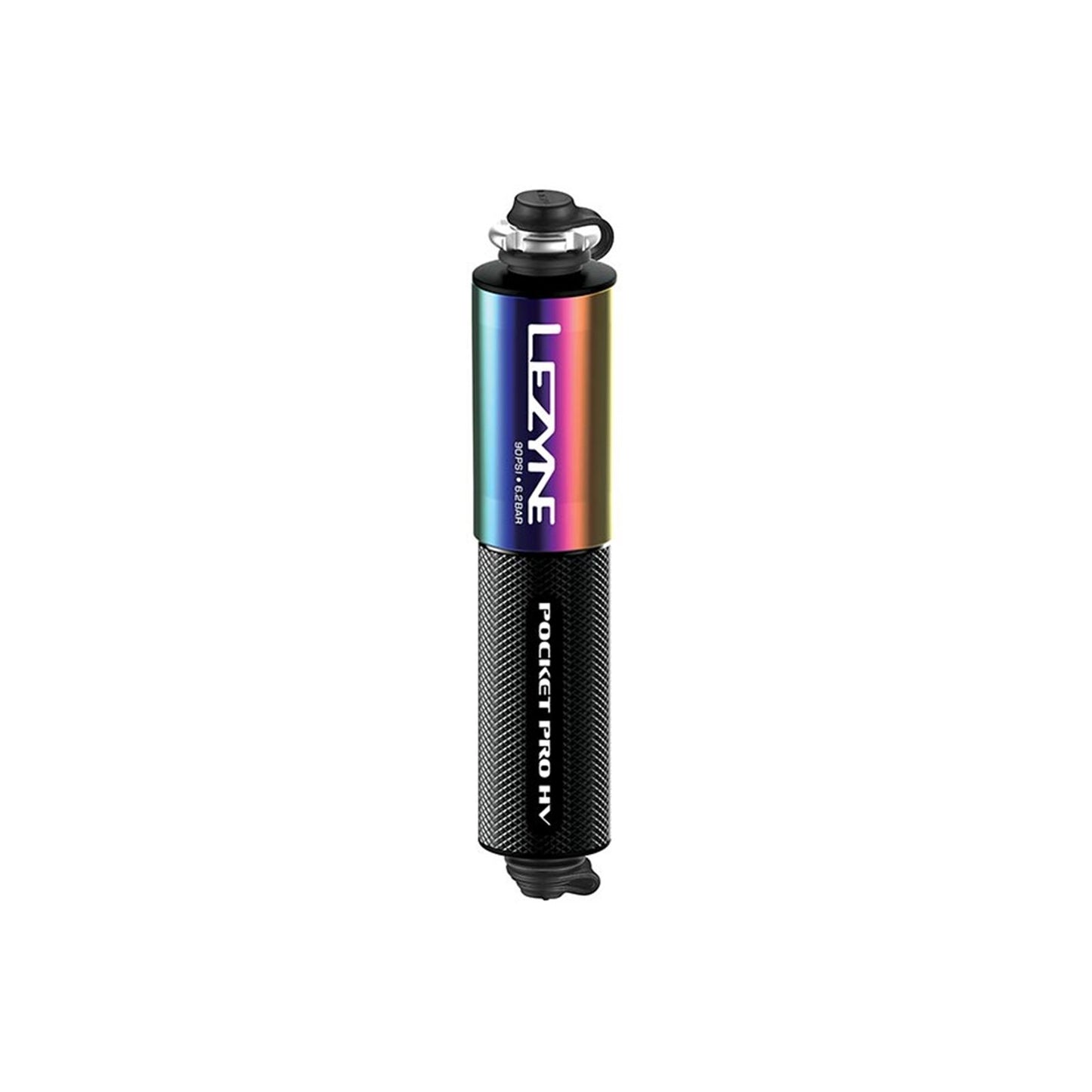 Lezyne Pocket Drive HV Bike Pump 147mm 90psi - Multicolor [MPN: 1-MP-PKDRHVP-V104]_1129674