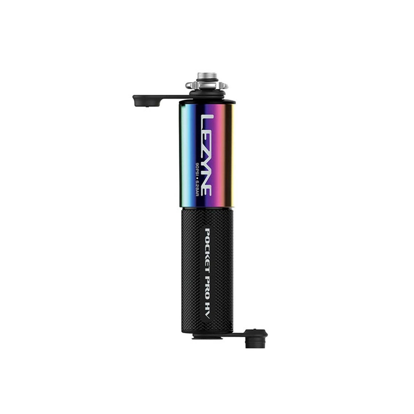 Lezyne Pocket Drive HV Bike Pump 147mm 90psi - Multicolor [MPN: 1-MP-PKDRHVP-V104]_1129651