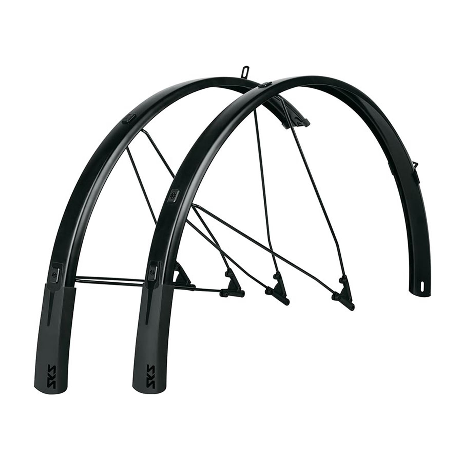 SKS Germany B46 Bluemels Style Fender - 700C 37mm - Black - Set [MPN: 11832]_1129891