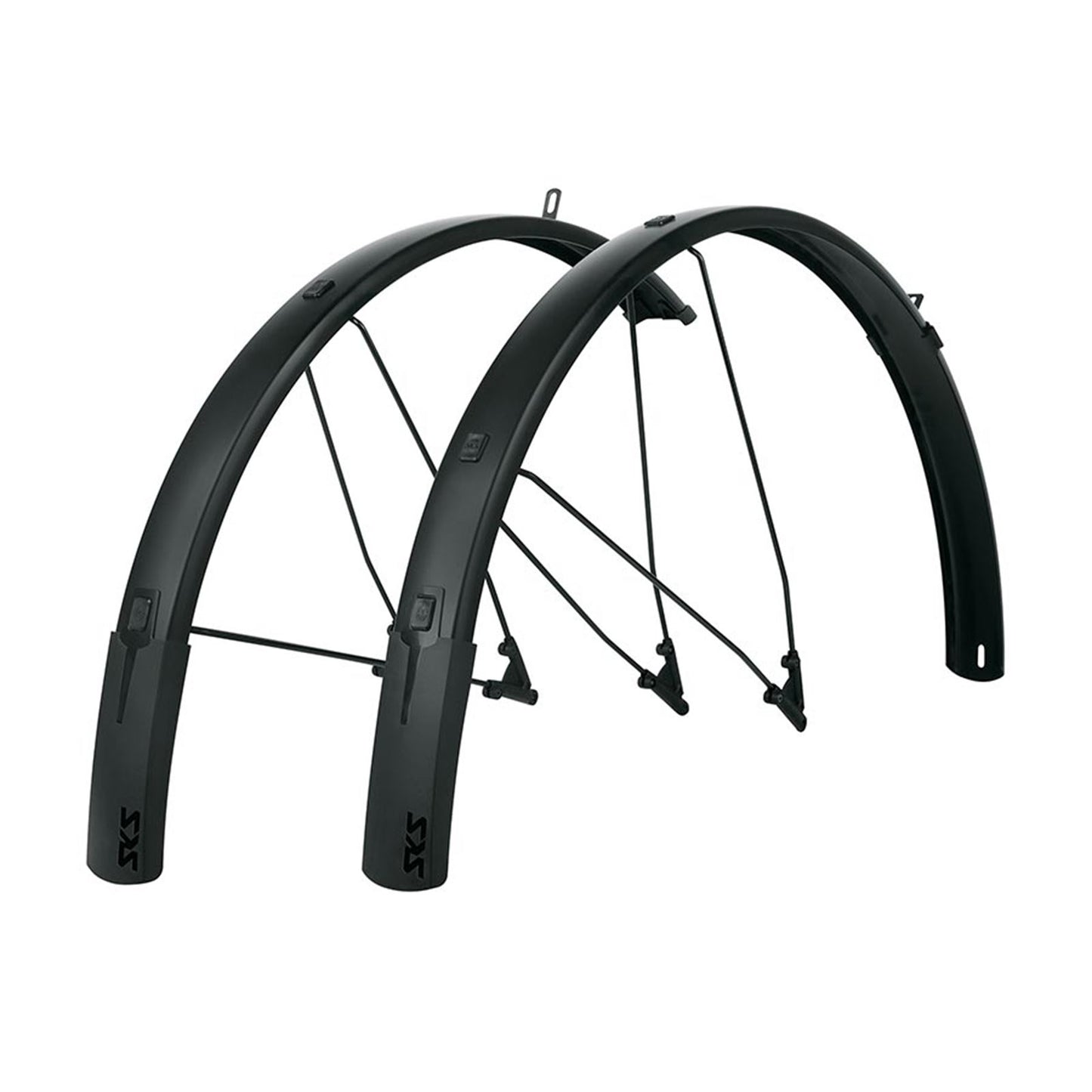 SKS Germany B56 Bluemels Style Fender Set - 56mm - 700 x 38-47 - Matte Black [MPN: 11835]_1129892