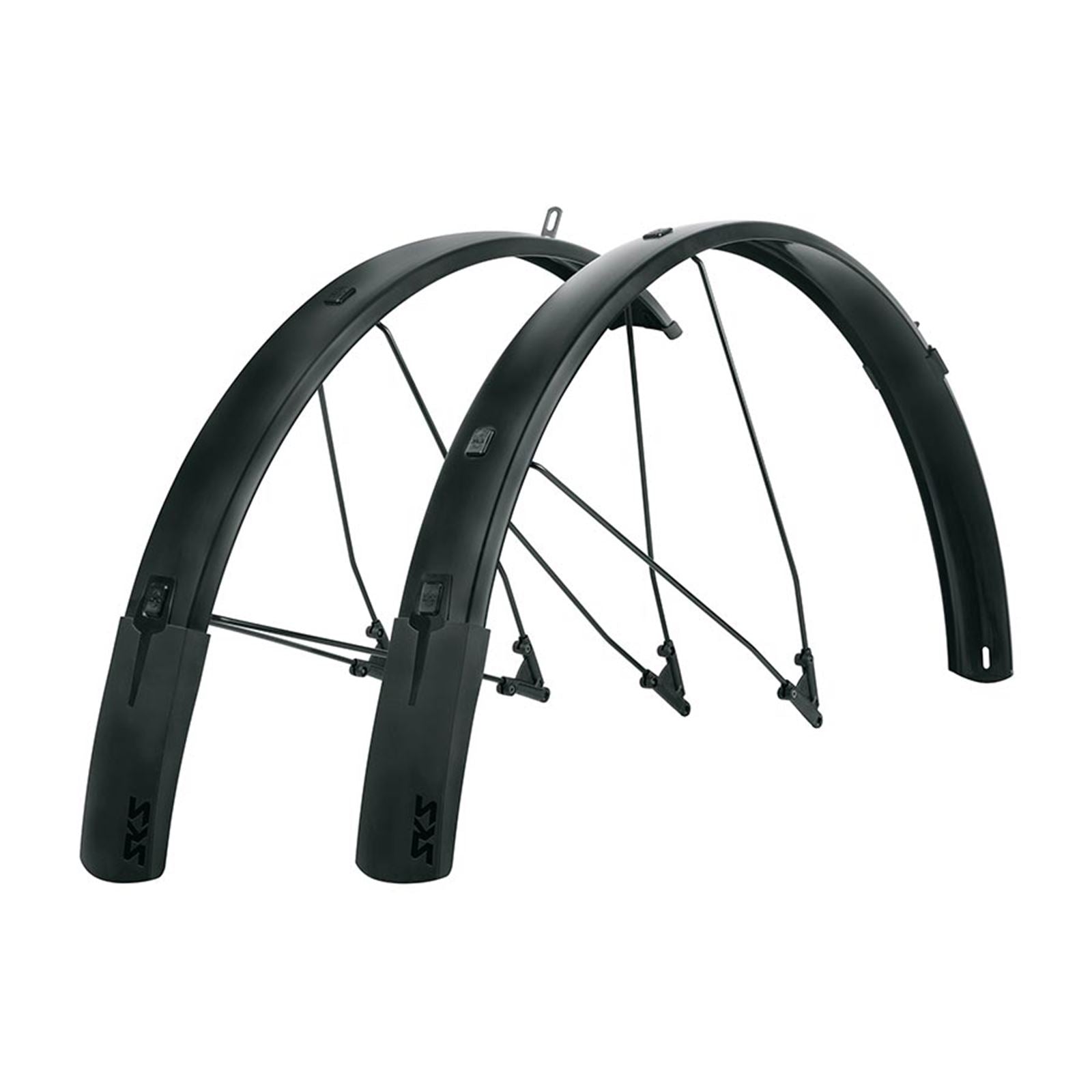SKS Germany B65 Bluemels Style Fender - 26''/27.5''/29'' 57mm - Black - Set [MPN: 11838]_1129893