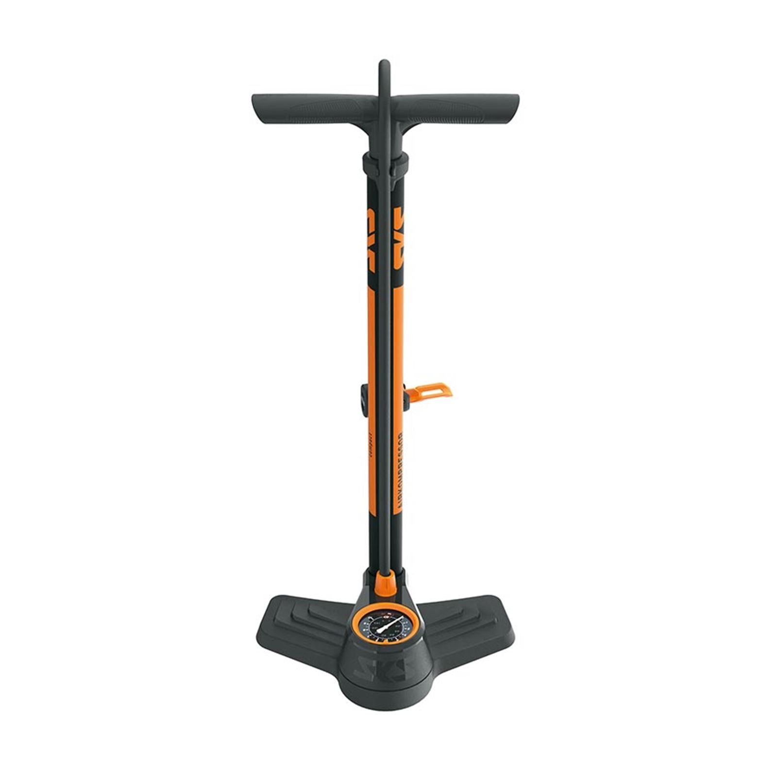 SKS Germany Airkompressor Compact 10.0 Floor Pump MV Easy Head 145psi - Black [MPN: 11760]_1129895