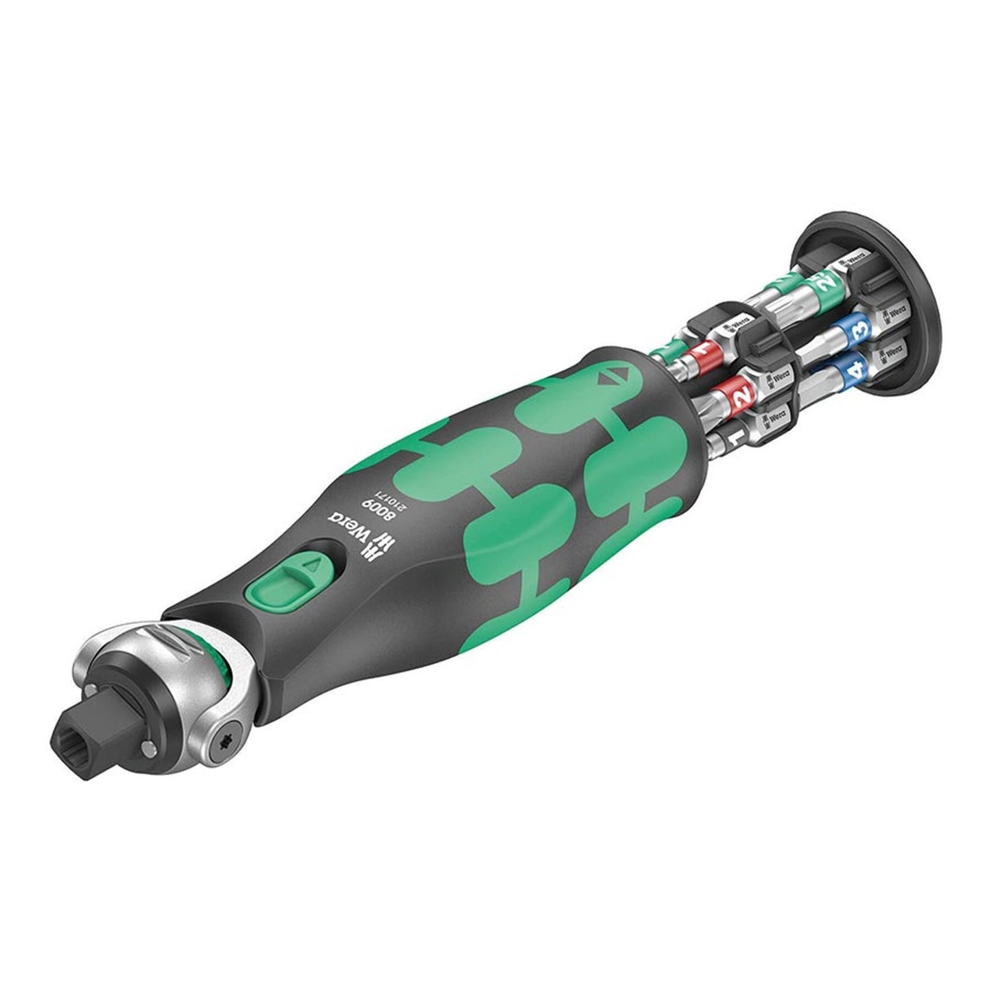 Wera 8009 Zyklop Pocket Wrench 3/8'' Square and 1/4'' Hex Ratcheting [MPN: 05004280001]_1129955