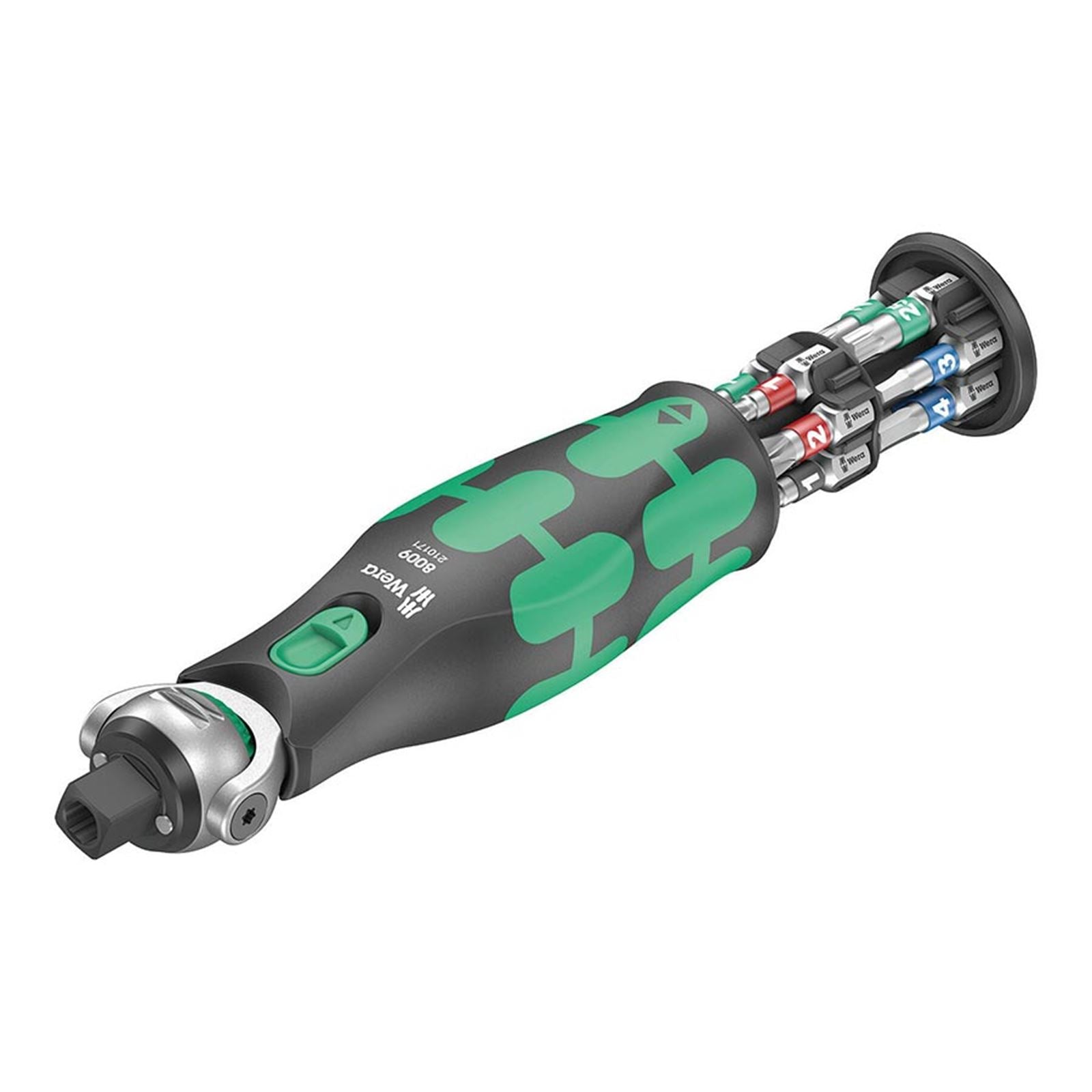 Wera 8009 Zyklop Pocket Wrench 3/8'' Square and 1/4'' Hex Ratcheting [MPN: 05004280001]_1129955