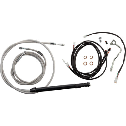 Burly Brand Control Kit - Gorilla Ape Hanger - 18" - Stainless Steel B30-1313_1165074