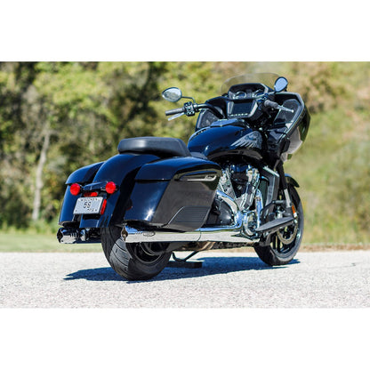 S&S Cycle 4" Broadhead Slip-On Mufflers - Fishtail - Chrome 550-1077_1139026
