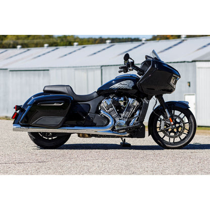 S&S Cycle 4" Broadhead Slip-On Mufflers - Fishtail - Chrome 550-1077_1139029