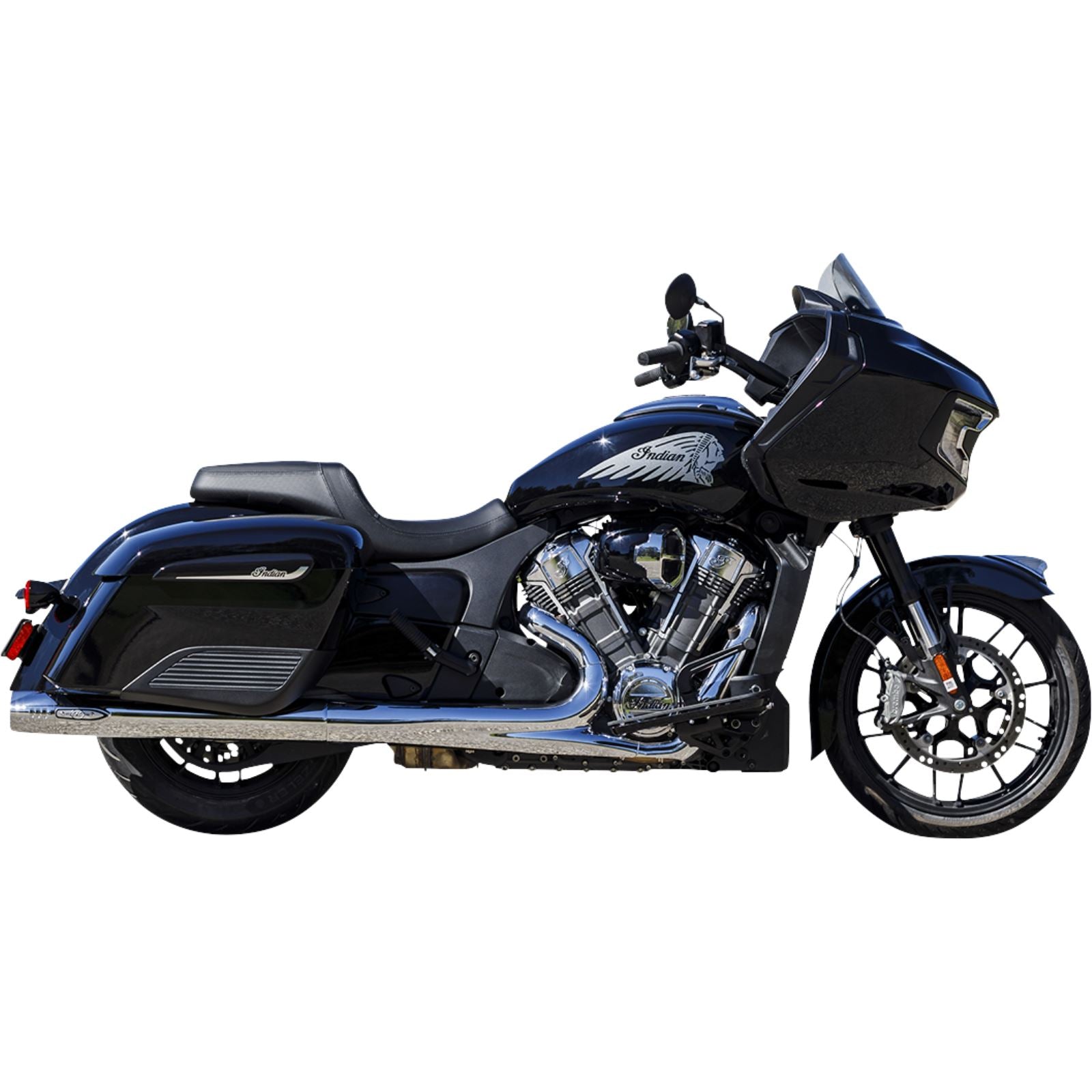 S&S Cycle 4" Broadhead Slip-On Mufflers - Fishtail - Chrome 550-1077_1139017