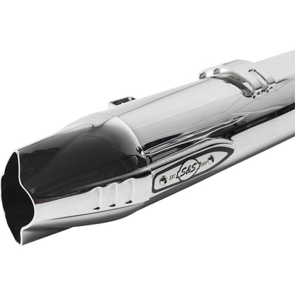 S&S Cycle 4" Broadhead Slip-On Mufflers - Fishtail - Chrome 550-1077_1139022