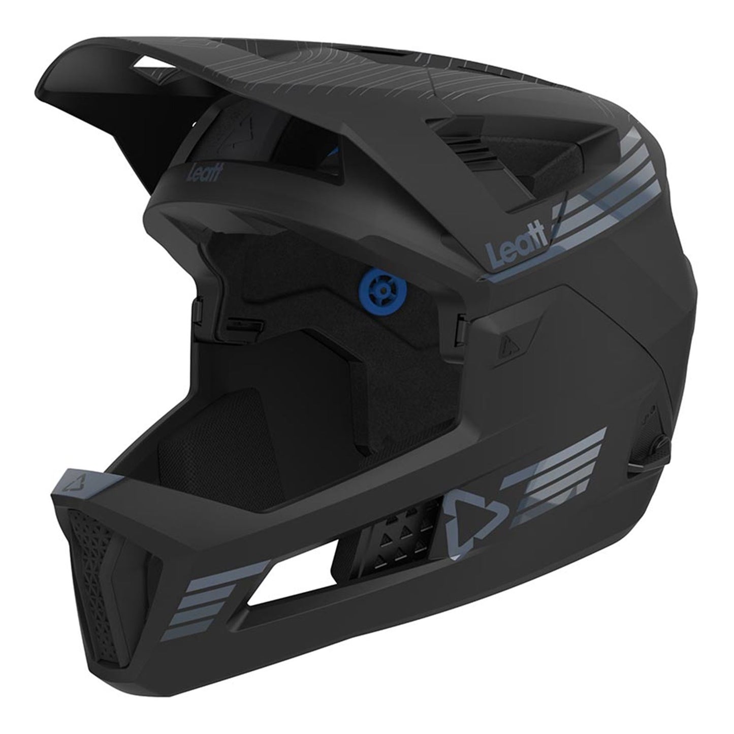 Leatt MTB Enduro 4.0 Men Full Face Helmet - Stealth - Small 51-55cm [MPN: 1023014450]_1132539