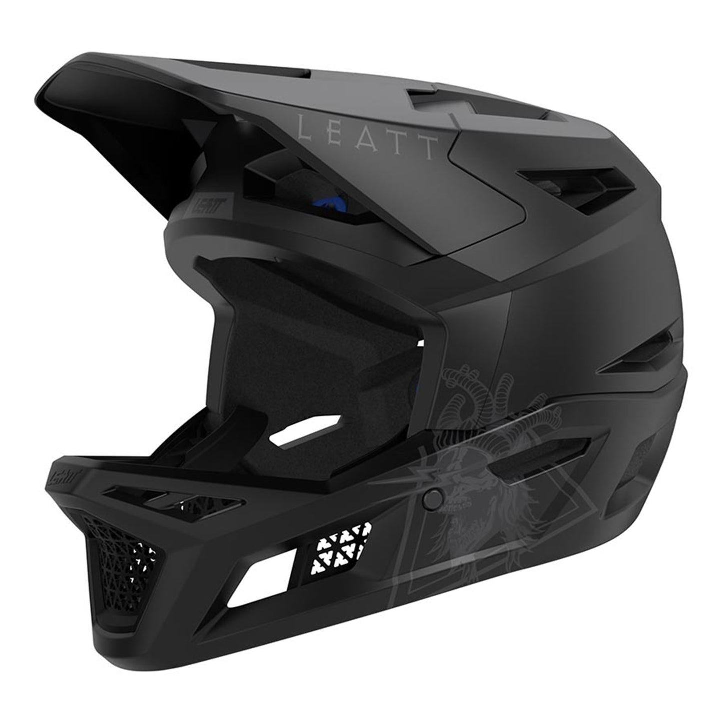 Leatt MTB Gravity 4.0 Men Full Face Helmet - Stealth - Small 55-56cm [MPN: 1023013700]_1132584
