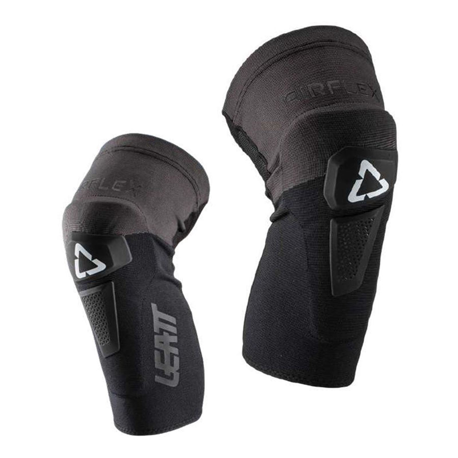 Leatt AirFlex Hybrid Knee/Shin Guard - Black - 2XL [MPN: 5021400404]_1132677