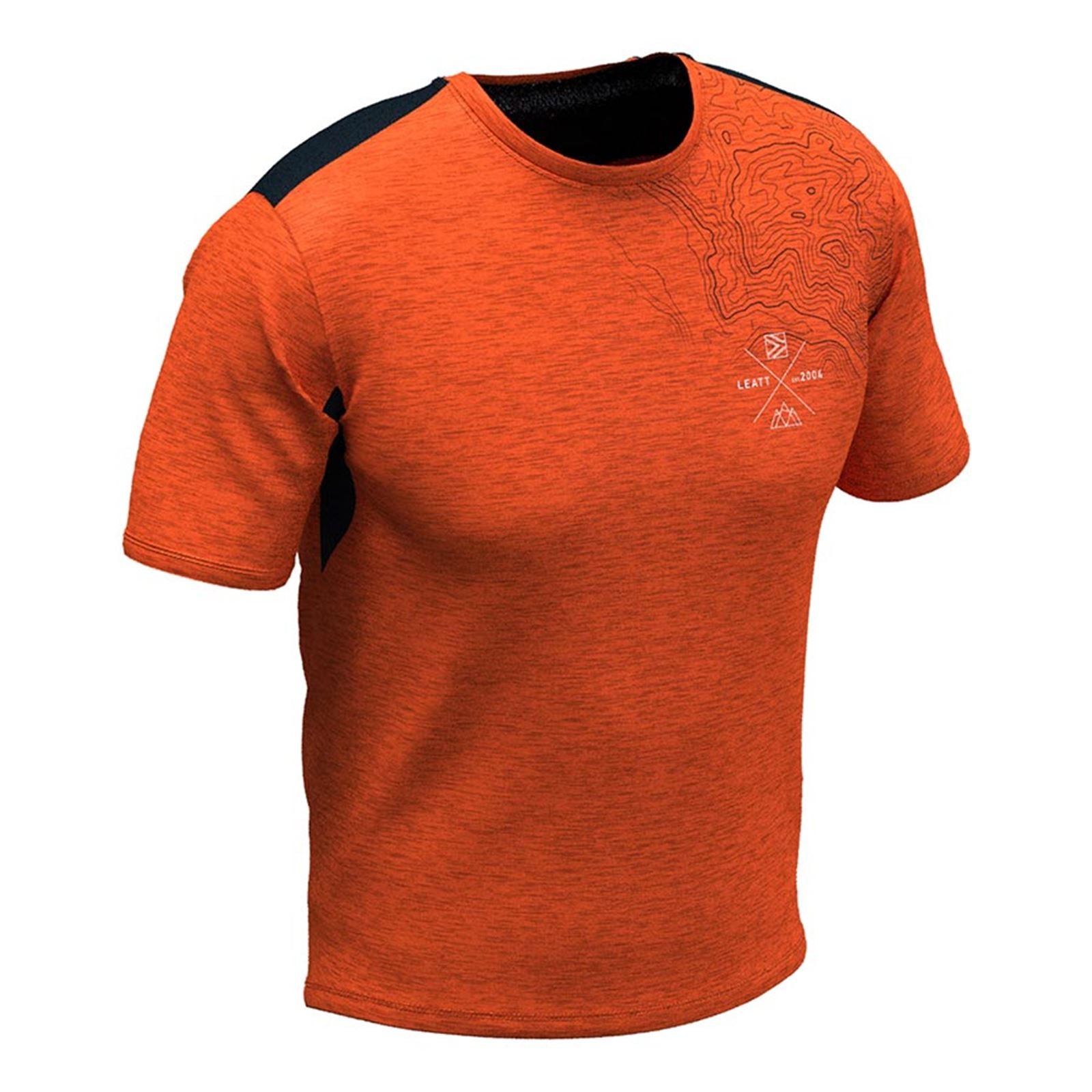 Leatt MTB Trail 1.0 Men's Jersey - Flame - XS [MPN: 5023038700]_1132743
