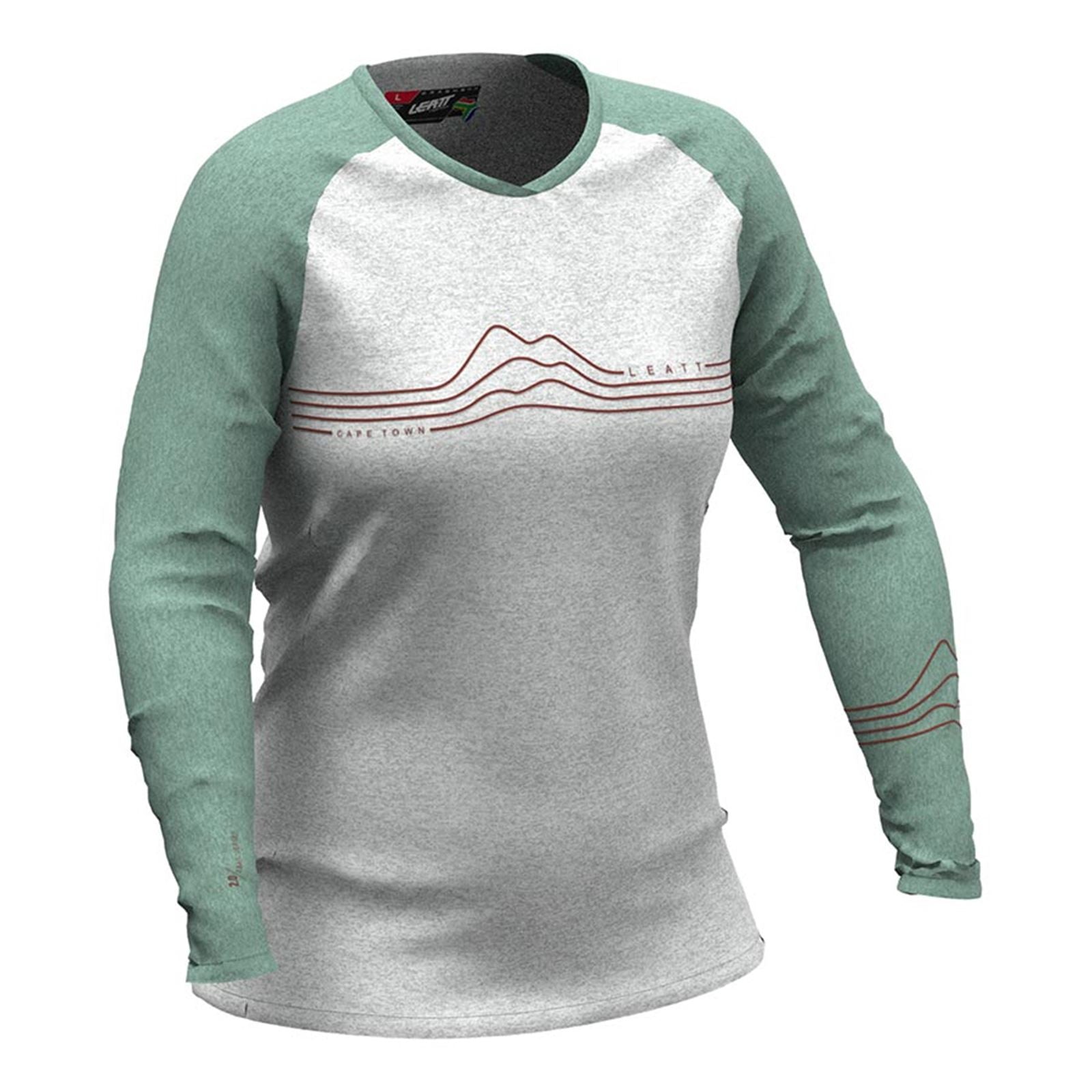 Leatt MTB AllMtn 3.0 Women's Jersey - Pistachio - XS [MPN: 5023039800]_1132768