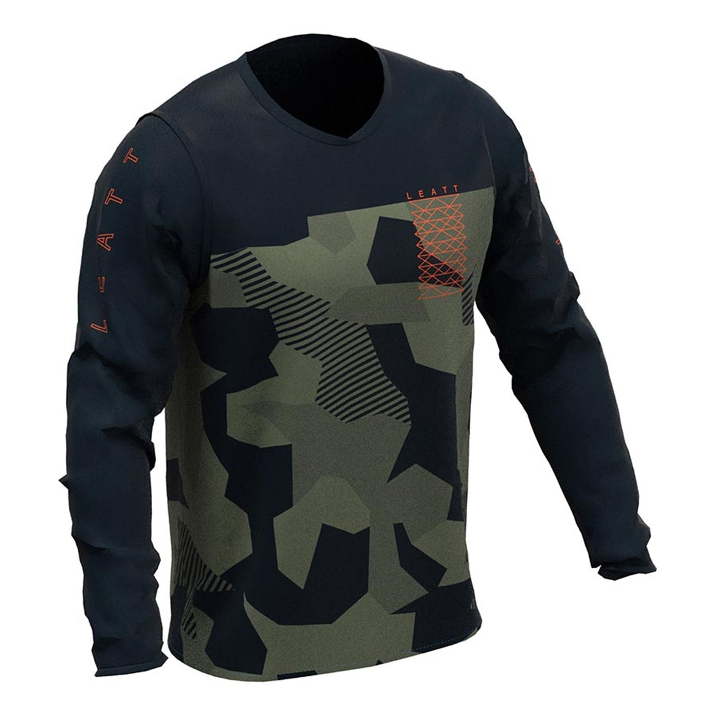 Leatt MTB Gravity 3.0 Men's Jersey - Camo - XS [MPN: 5023036150]_1132826