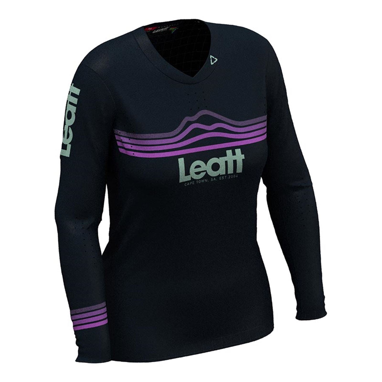 Leatt MTB Gravity 4.0 Women's Jersey - Black - XS [MPN: 5023039500]_1132867