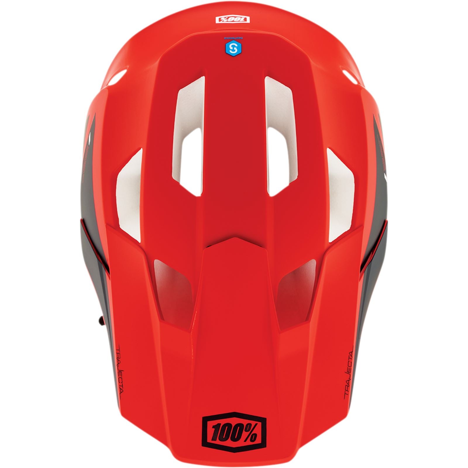 100% Trajecta Helmet - Fidlock - Cargo - Fluo Red - Medium 80003-00010_1133505