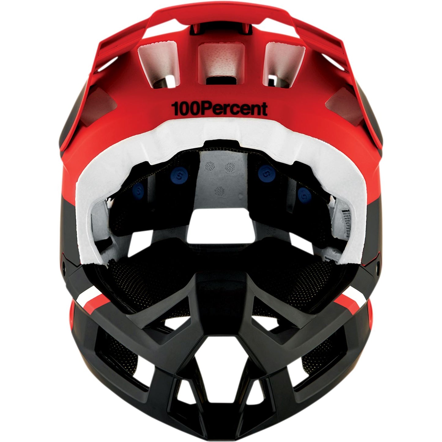 100% Trajecta Helmet - Fidlock - Cargo - Fluo Red - Medium 80003-00010_1133507