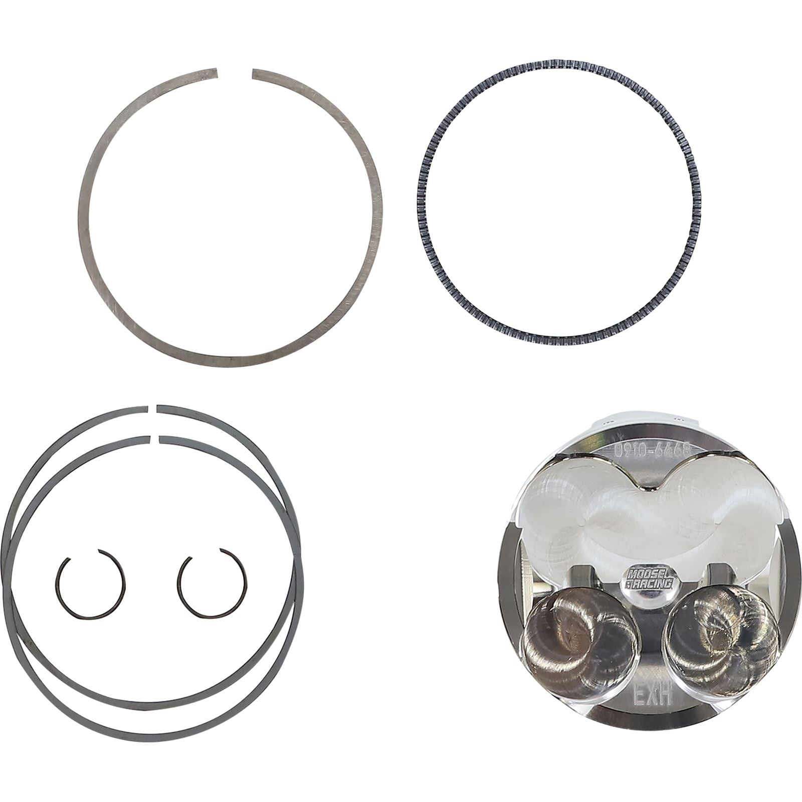 Moose Offroad Piston Kit - 66.00 mm for Honda MP2044C_1134533