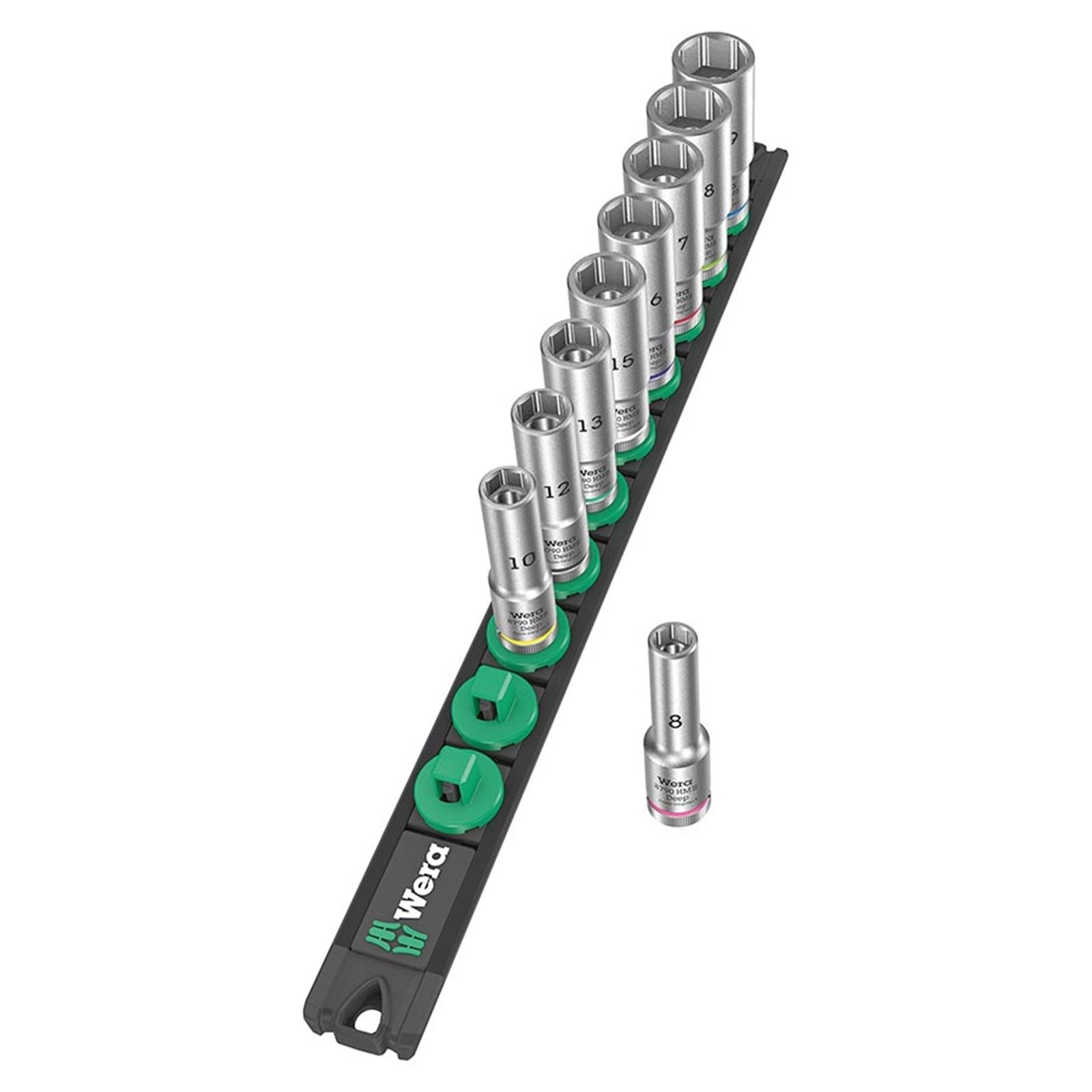 Wera 8790 HMB: Metric 3/8'': 8 10 12 13 15 16 17 18 19mm Set [MPN: 05005440001]_1133802