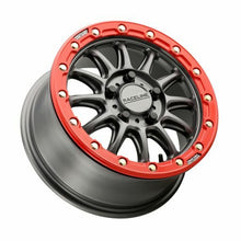 Raceline Alpha Beadlock Wheel - 15X7 5/4.5 3+4 (+25mm) - Gunmetal/Red A14GR-57012+25_1134070