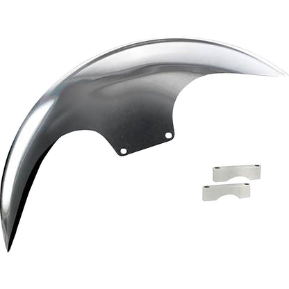 Paul Yaffe's Bagger Nation Cafe Front Fender - 21" - Satin Spacers for Harley-Davidson [MPN: CAFE-21-13E-S]_1136163