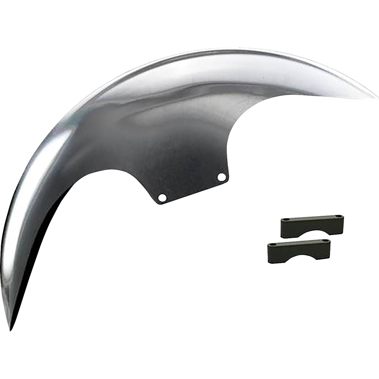 Paul Yaffe's Bagger Nation Cafe Front Fender - 21" - Black Spacers for Harley-Davidson [MPN: CAFE-21-13E-B]_1136161