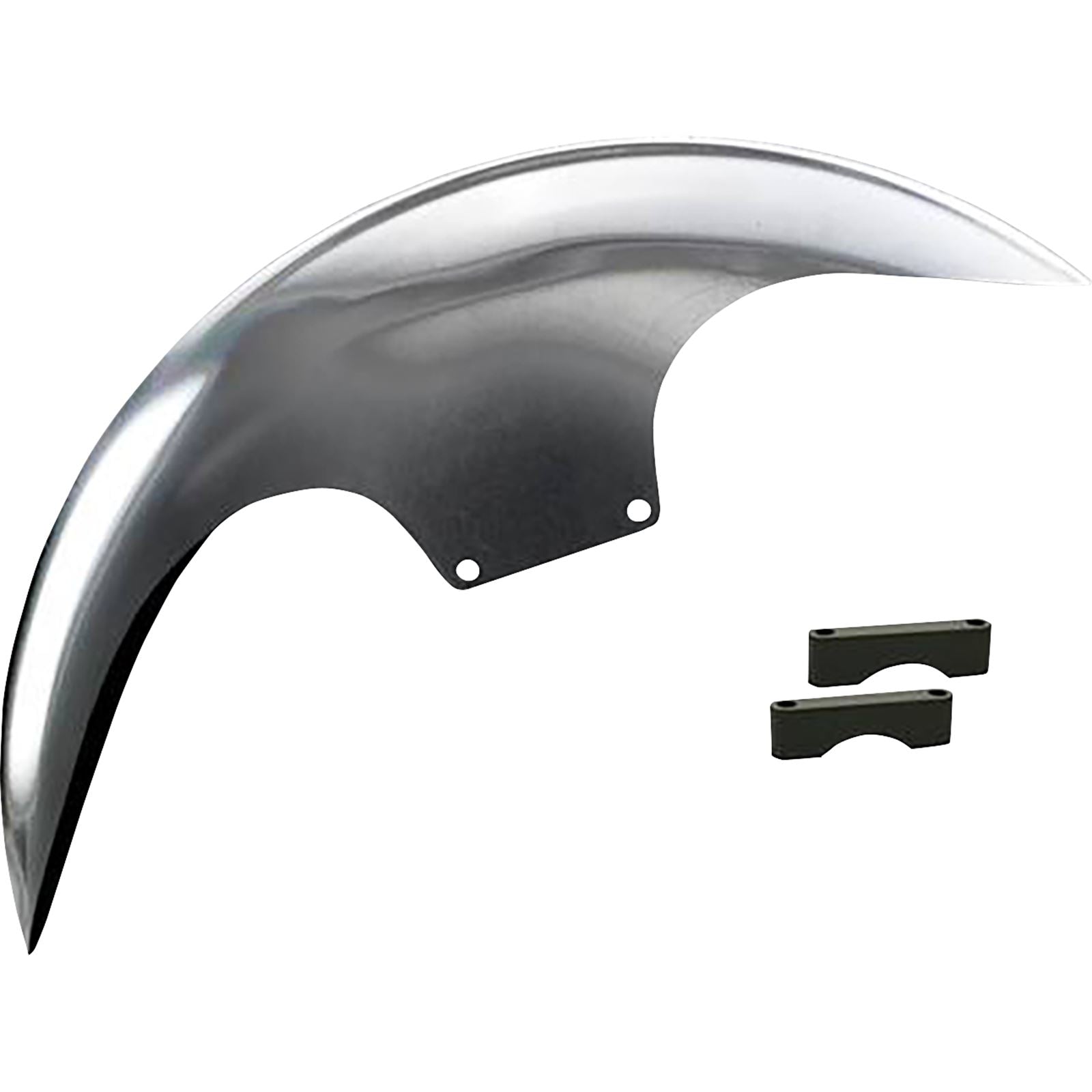 Paul Yaffe's Bagger Nation Cafe Front Fender - 21" - Black Spacers for Harley-Davidson [MPN: CAFE-21-13E-B]_1136161