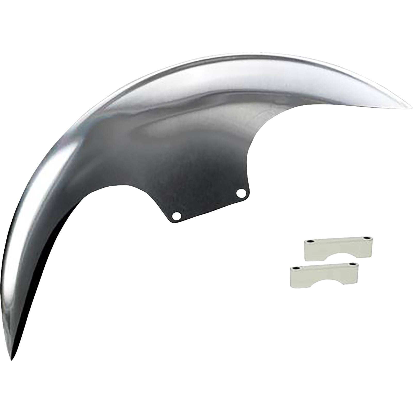 Paul Yaffe's Bagger Nation Cafe Front Fender - 21" - Chrome Spacers for Harley-Davidson [MPN: CAFE-21-13E-C]_1136160