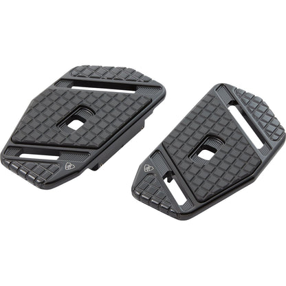 Arlen Ness SpeedLiner Passenger Floorboards - Black for Harley-Davidson 410-028_1134127
