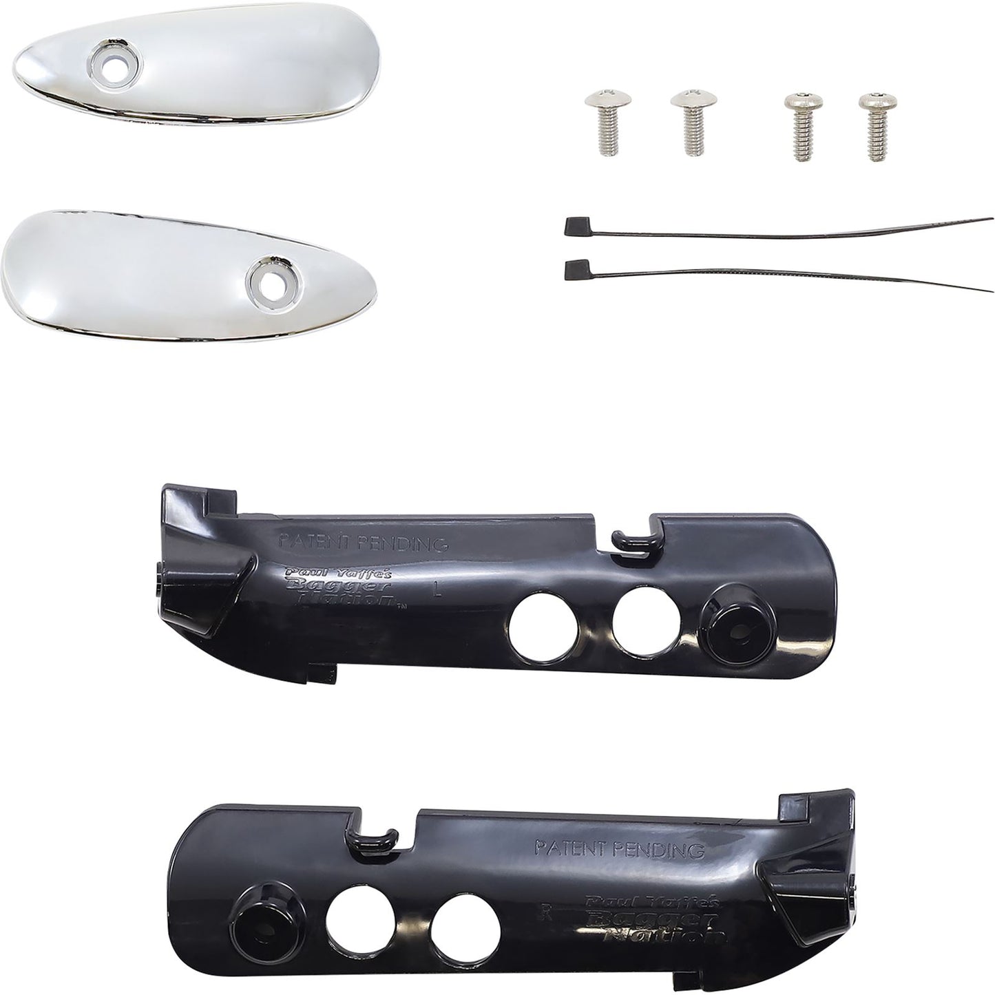Paul Yaffe's Bagger Nation Turn Signal Eliminator - Chrome fits Harley-Davidson Road Glide [MPN: TSE-15L-C]_1135392