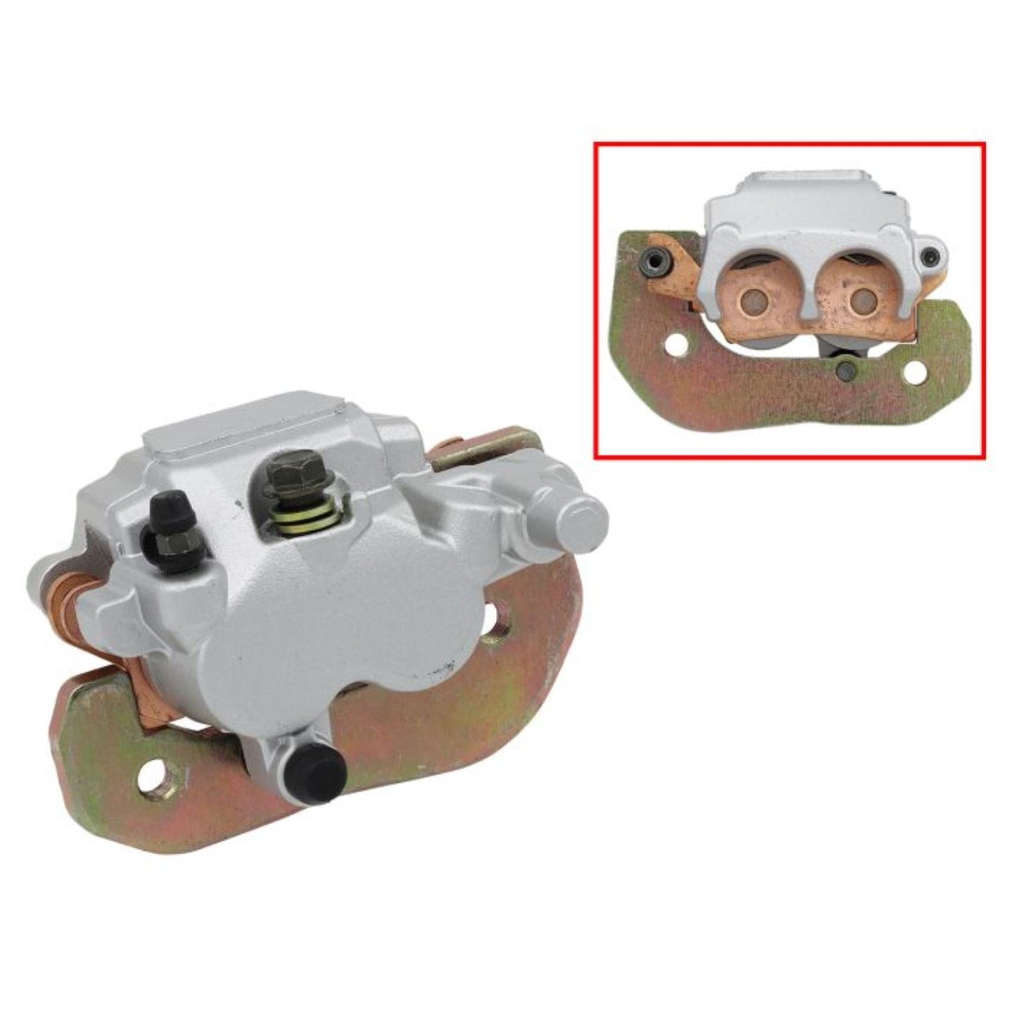 Bronco Brake Caliper - Front Left - with Brake Pads AT-05A25_1408595