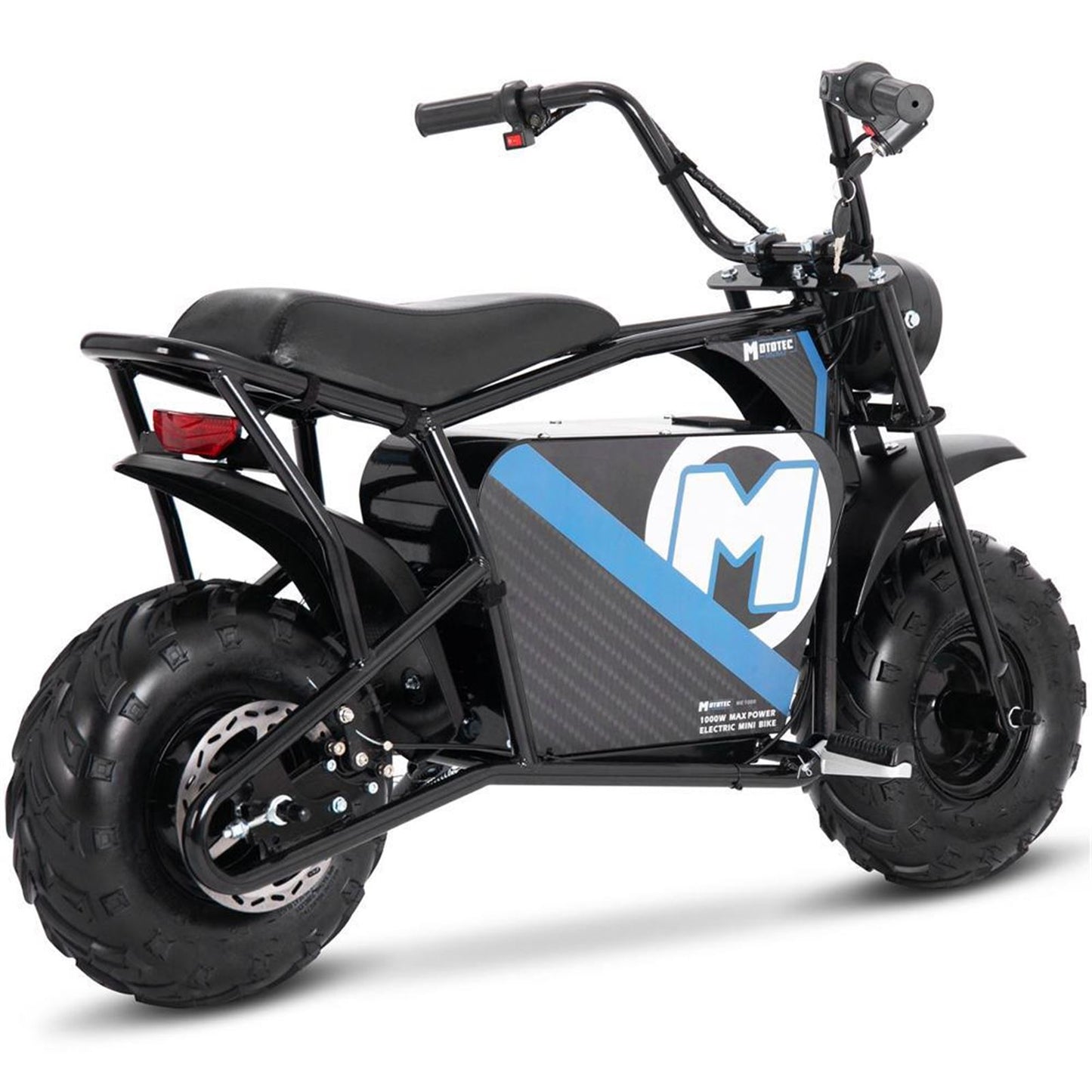 MotoTec USA 48v 1000w Electric Powered Mini Bike - Black MT-MINIBIKE-48V-1000W_BLACK_976843