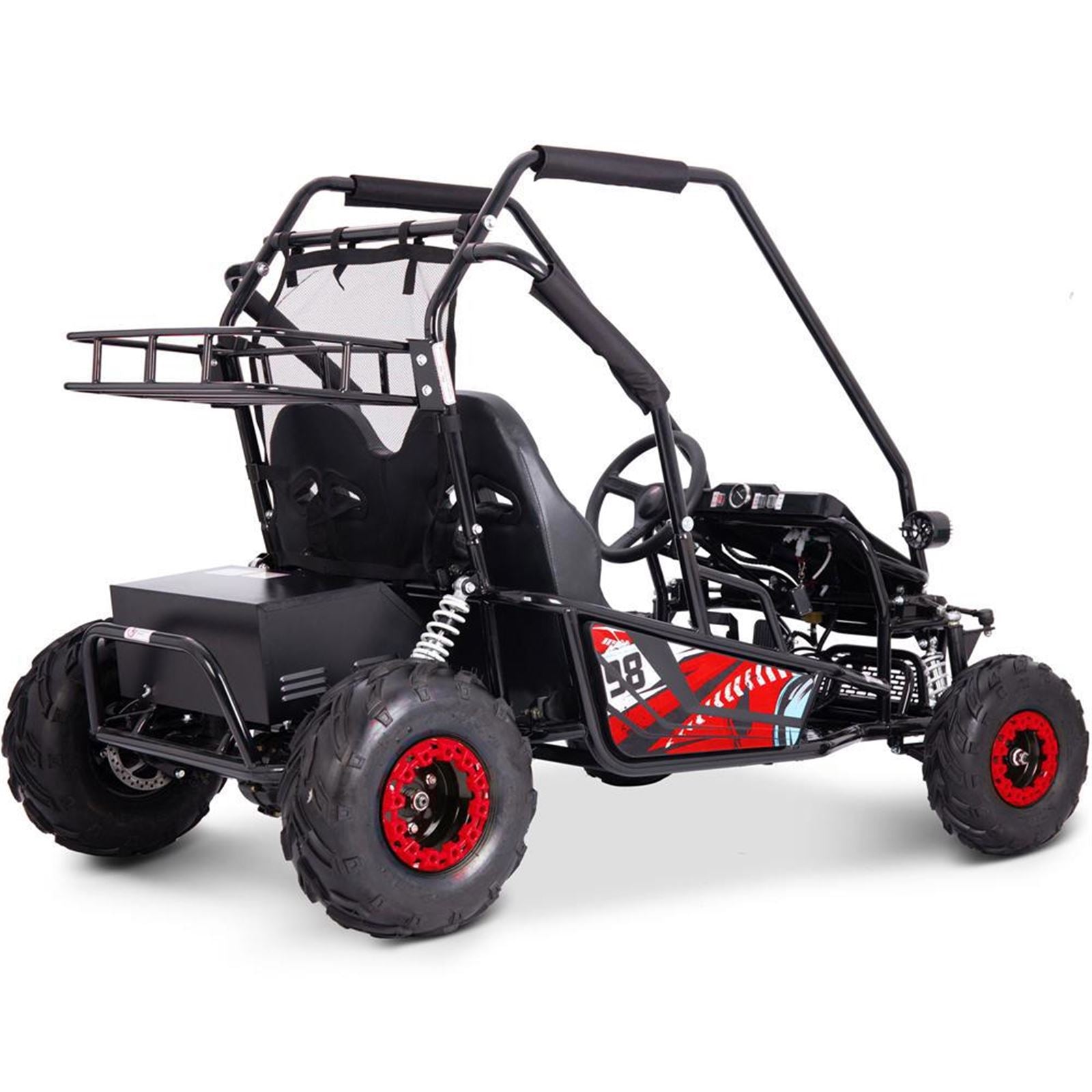 MotoTec USA Mud Monster XL 60v 2000w Electric Go Kart _976855