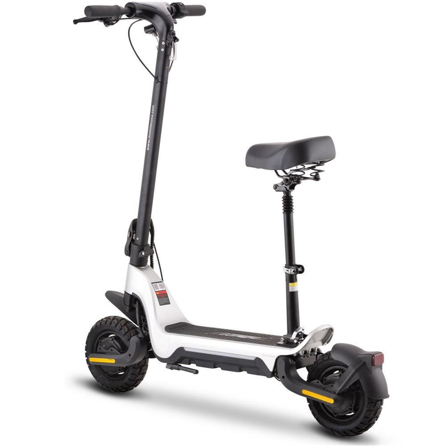 MotoTec USA Fury 48v 1000w Lithium Electric Scooter - Silver [MPN: MT-FURY-48V-1000W_SILVER]_976860