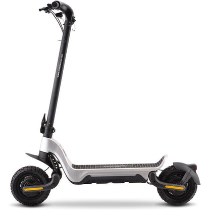 MotoTec USA Fury 48v 1000w Lithium Electric Scooter - Silver [MPN: MT-FURY-48V-1000W_SILVER]_976862