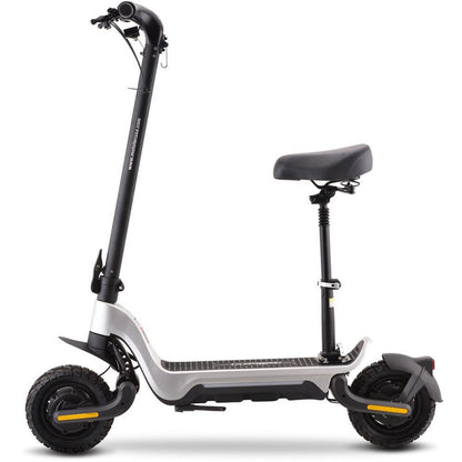 MotoTec USA Fury 48v 1000w Lithium Electric Scooter - Silver [MPN: MT-FURY-48V-1000W_SILVER]_976864